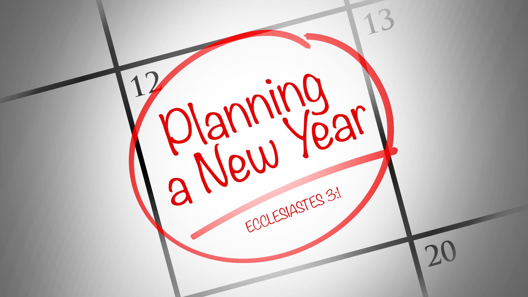 Planning a New Year